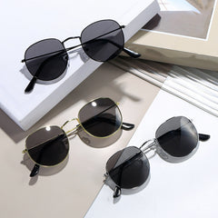 Retro Round Metal Sunglasses UV400 Sun Shades