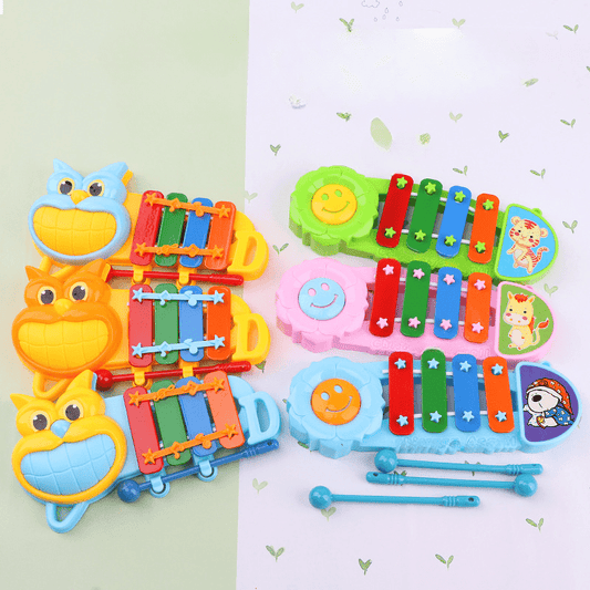 Musical Educational Animal Bell Toy 4 Tones For Kid