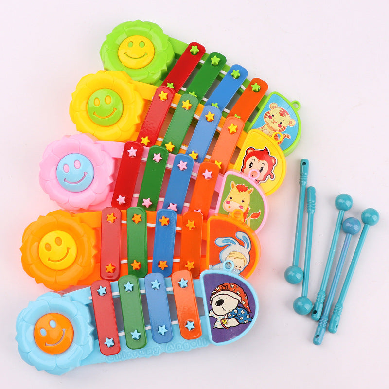 Musical Educational Animal Bell Toy 4 Tones For Kid