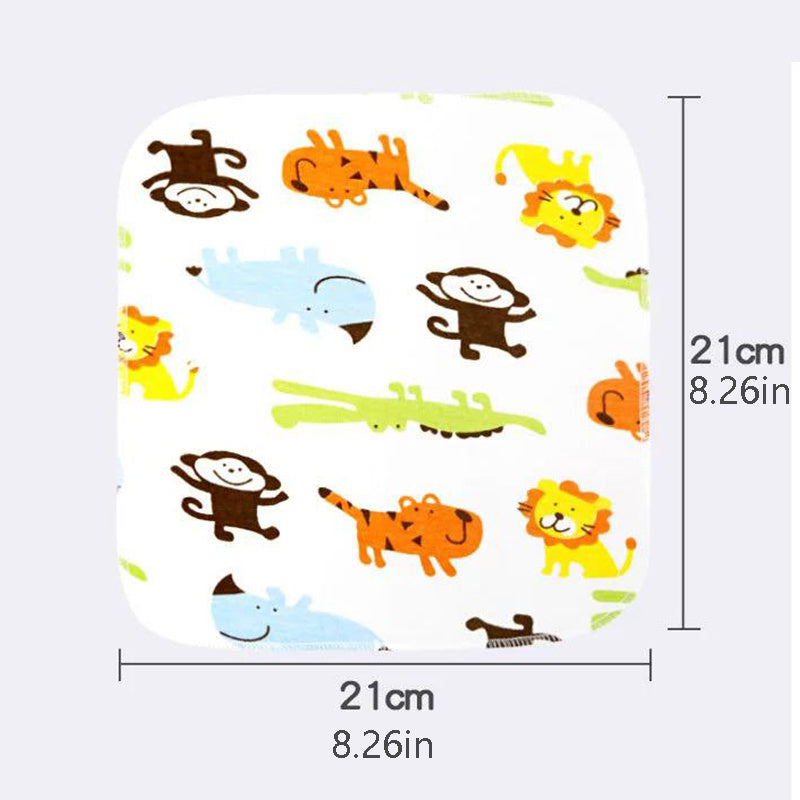 8pcs Soft Baby Washcloths Natural Cotton Infant Bath Towel