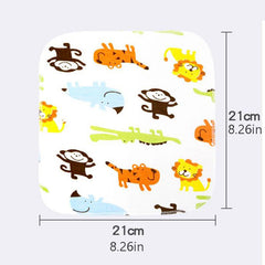 8pcs Soft Baby Washcloths Natural Cotton Infant Bath Towel