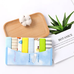8pcs Soft Baby Washcloths Natural Cotton Infant Bath Towel