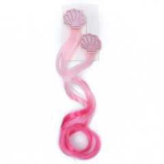 Mermaid Princess Hair Gradient Shell Wig for Kids