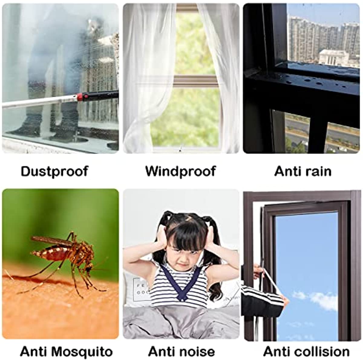 33ft Home Door & Window Weatherstrip - Keep Your Home Sealed & Protected