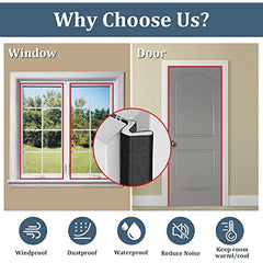 V Shaped Foam Kerf Door Weather Stripping, Easy Installation, Large Gap Seal