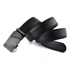 Men's Two Layer Cowhide Leather Automatic Belt