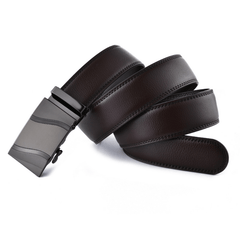 Men's Two Layer Cowhide Leather Automatic Belt