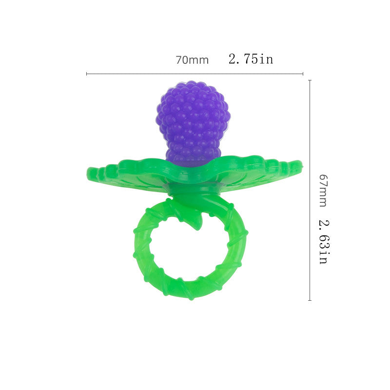 Silicone Baby Teether Toy Fruit Shape BPA Free
