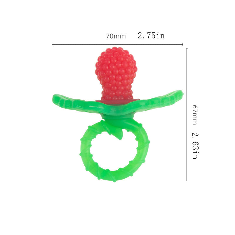 Silicone Baby Teether Toy Fruit Shape BPA Free