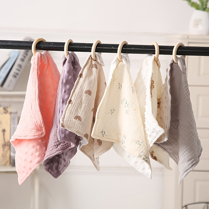 Soft & Comforting Baby Towel Hanging Bib & Scarf
