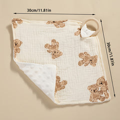 Soft & Comforting Baby Towel Hanging Bib & Scarf
