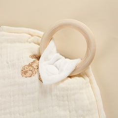 Soft & Comforting Baby Towel Hanging Bib & Scarf