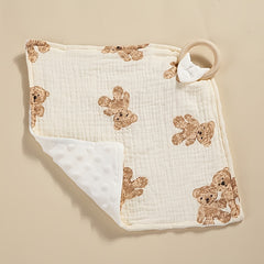 Soft & Comforting Baby Towel Hanging Bib & Scarf