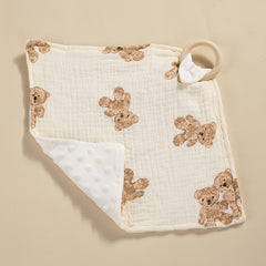 Soft & Comforting Baby Towel Hanging Bib & Scarf