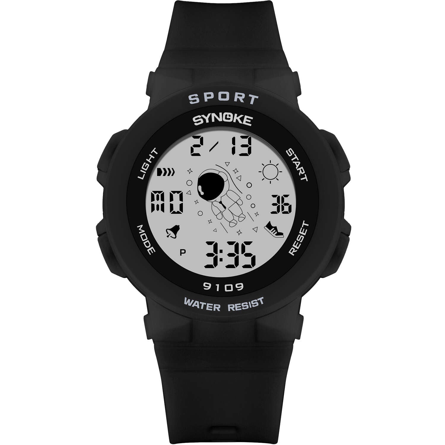 Kids Electronic Watch Spaceman Boys Girls Sports Wrist Watch Luminous