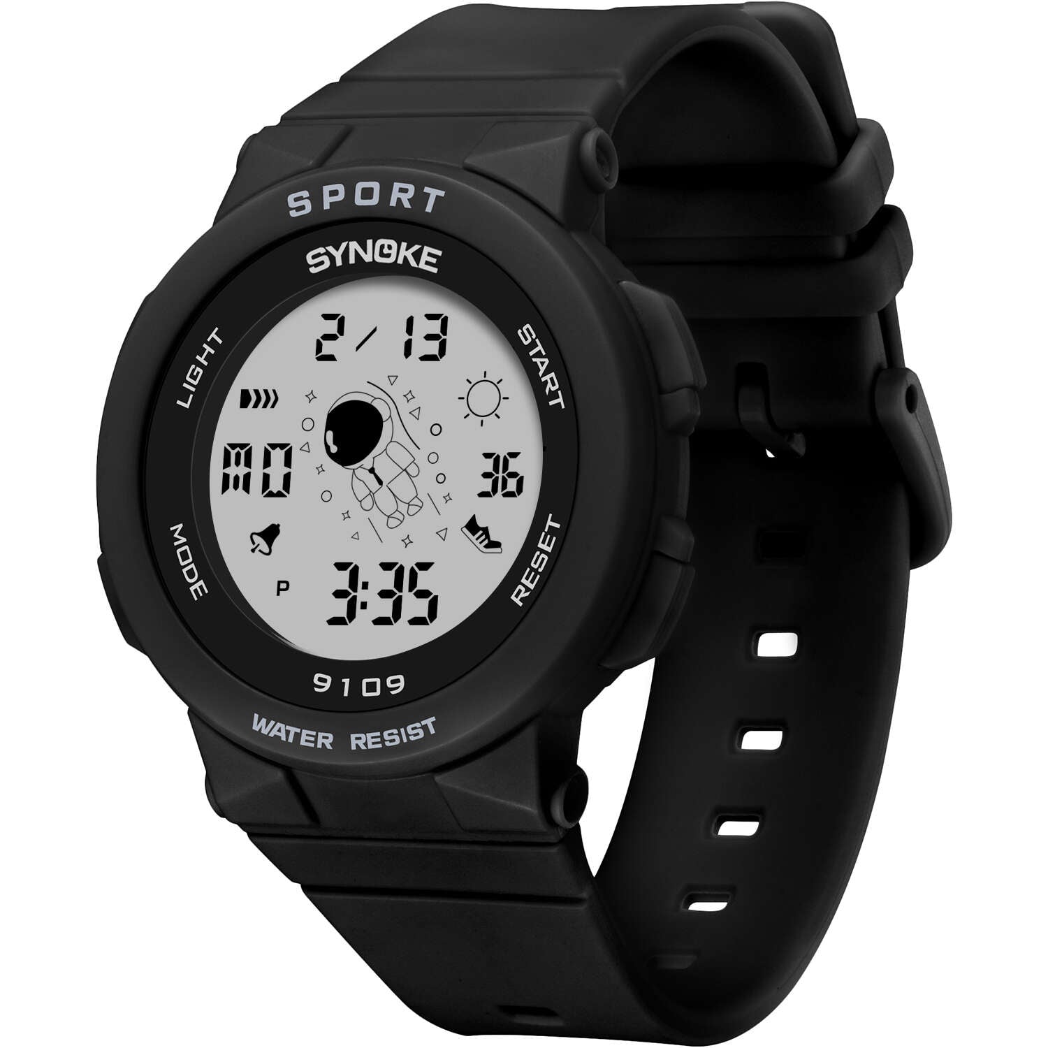 Kids Electronic Watch Spaceman Boys Girls Sports Wrist Watch Luminous