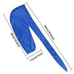 3pcs Satin Durag Head Wraps Long Tail Turban Cap for Outdoor Sports