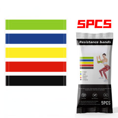 5pcs TPE Yoga Band for Body Shaping Fitness