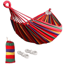 Portable Camping Hammock with Tree Straps - Outdoor Travel Indoor