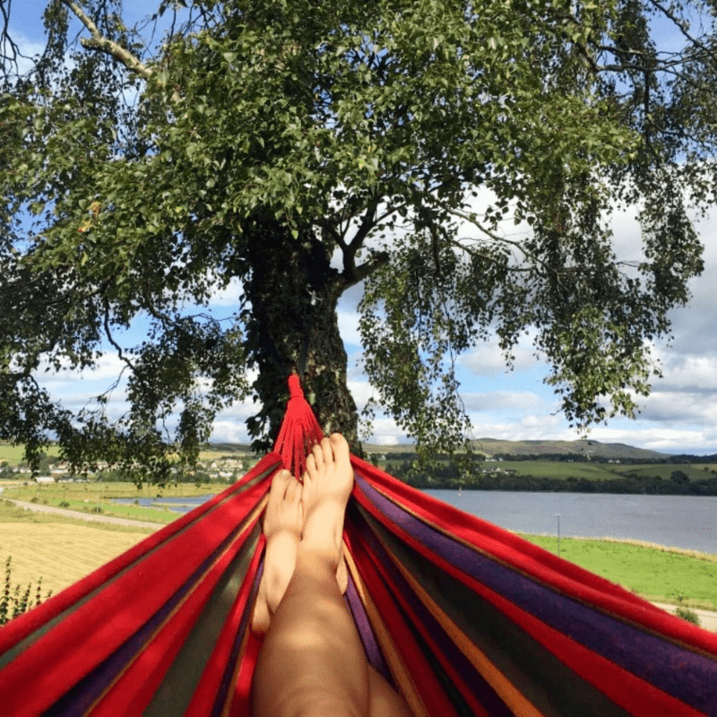 Portable Camping Hammock with Tree Straps - Outdoor Travel Indoor