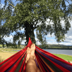 Portable Camping Hammock with Tree Straps - Outdoor Travel Indoor