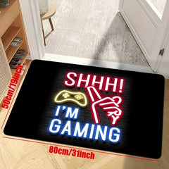 Non Slip Flannel Floor Mat for Living Room Bedroom and Halloween Decor