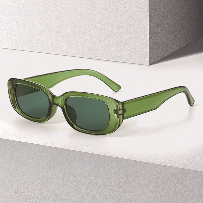 Y2K Rectangle Sunglasses Retro UV400 Sun Shades Glasses