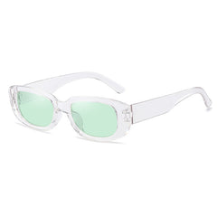 Y2K Rectangle Sunglasses Retro UV400 Sun Shades Glasses