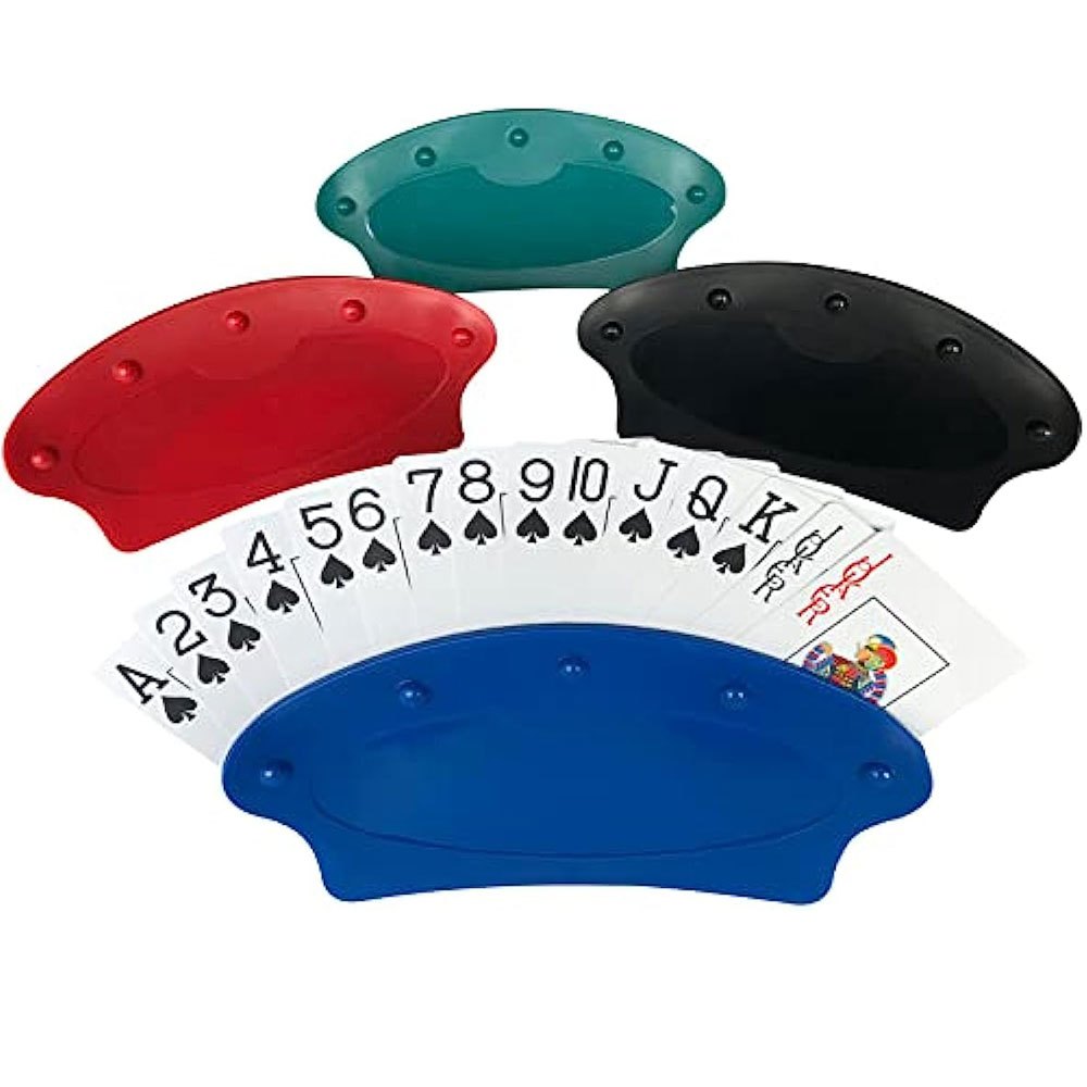4pcs Playing Card Holder for Family Games & Parties