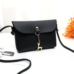 Deer Pendant Crossbody Bag for Girls
