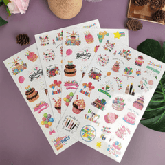 20pcs Happy Birthday Card Set with Envelope Sticker DIY Combo