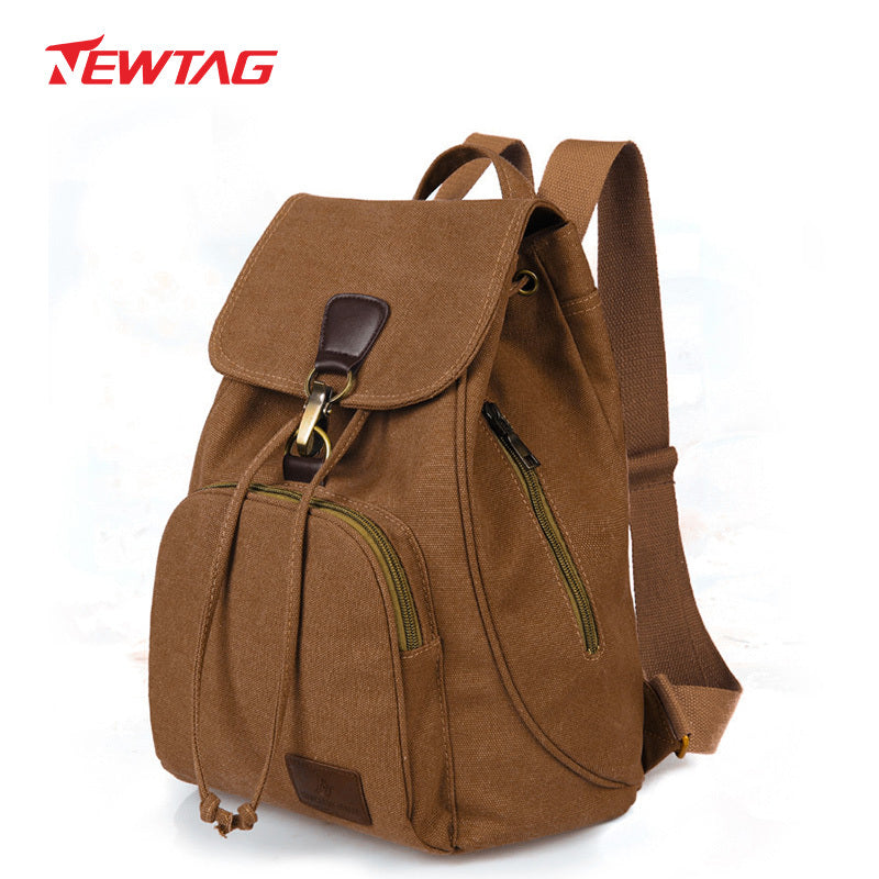 Large Canvas Backpack for Outdoor Travel Camping and Hiking