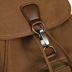 Large Canvas Backpack for Outdoor Travel Camping and Hiking