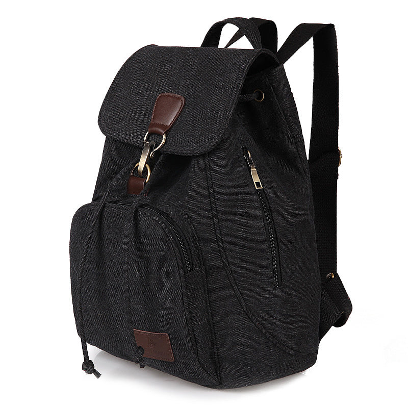 Large Canvas Backpack for Outdoor Travel Camping and Hiking