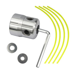 15m Trimmer Lines Aluminum Brush Cutter Head Lawn Mower Cutting Line