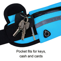 Waterproof Close Fitting Waist Bag for Outdoor Sports and Fitness Running