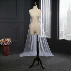 Ivory Bridal Veil With Comb Cathedral Style Long Veil Wedding