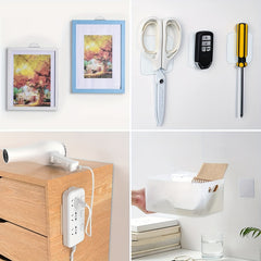 50pcs Square Nano Double Sided Transparent Tape Sticker Removable Adhesive