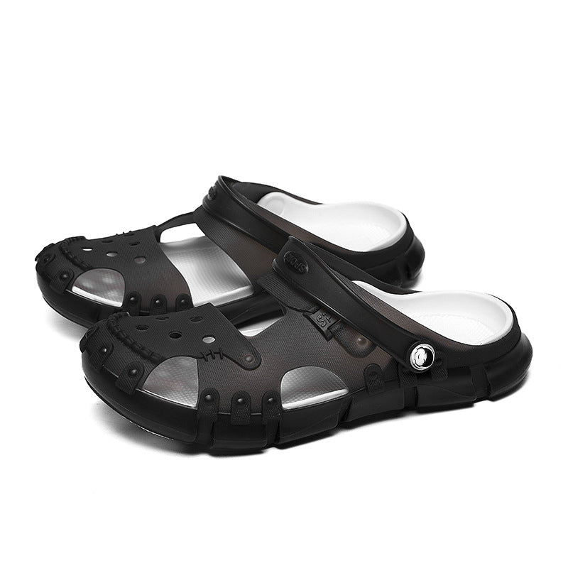 Men's Lightweight Comfy Clogs Hollow Out Non Slip Garden Shoes