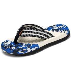 Men's Tide Graphic Slip On Flip Flops - Summer Casual Walking Slippers