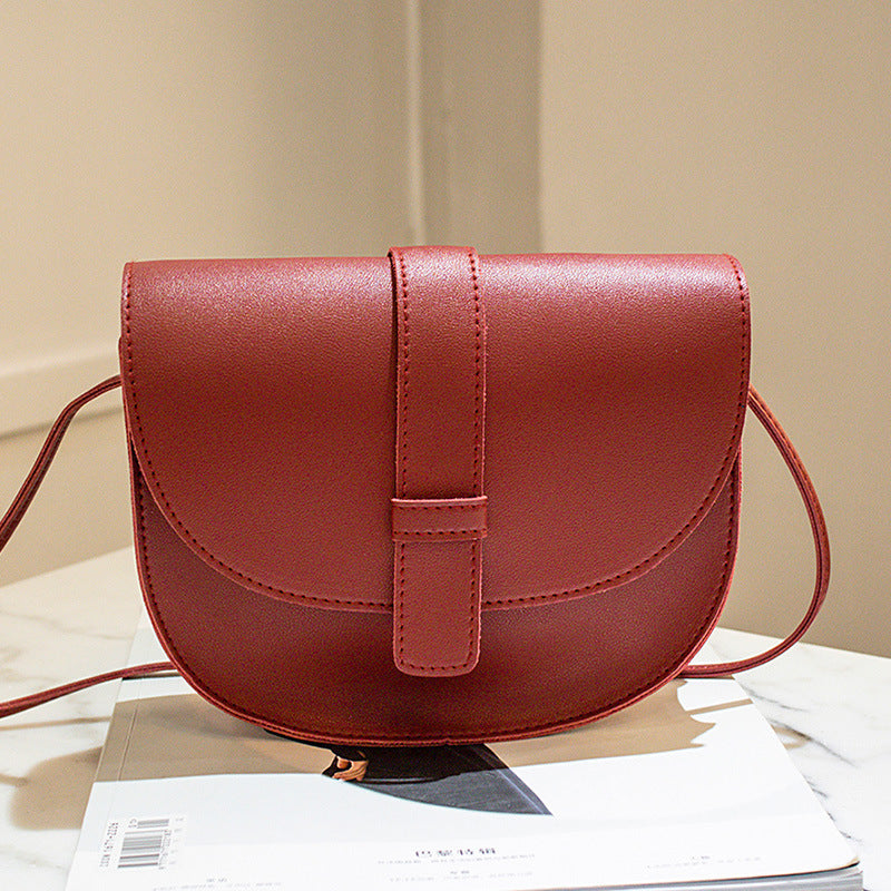Shell Shaped Crossbody Bag PU Leather Mobile Phone Bag for Girls