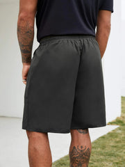 Men's Lightweight Star Cargo Shorts Elastic Waist Bermuda Shorts
