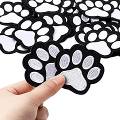 5pcs Anime Animal Embroidery Applique Patches Iron/Sew On For Jackets Backpacks