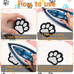 5pcs Anime Animal Embroidery Applique Patches Iron/Sew On For Jackets Backpacks