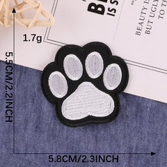 5pcs Anime Animal Embroidery Applique Patches Iron/Sew On For Jackets Backpacks
