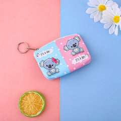 Kids Cartoon Kitten Coin Purse Key Bag Mini Storage Bag For Girls
