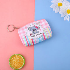 Kids Cartoon Kitten Coin Purse Key Bag Mini Storage Bag For Girls
