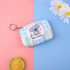 Kids Cartoon Kitten Coin Purse Key Bag Mini Storage Bag For Girls