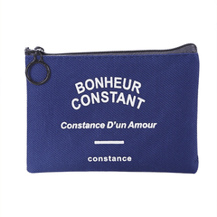 Casual Square Mini Coin Purse Key Bag Canvas Zipper Small Storage Bag