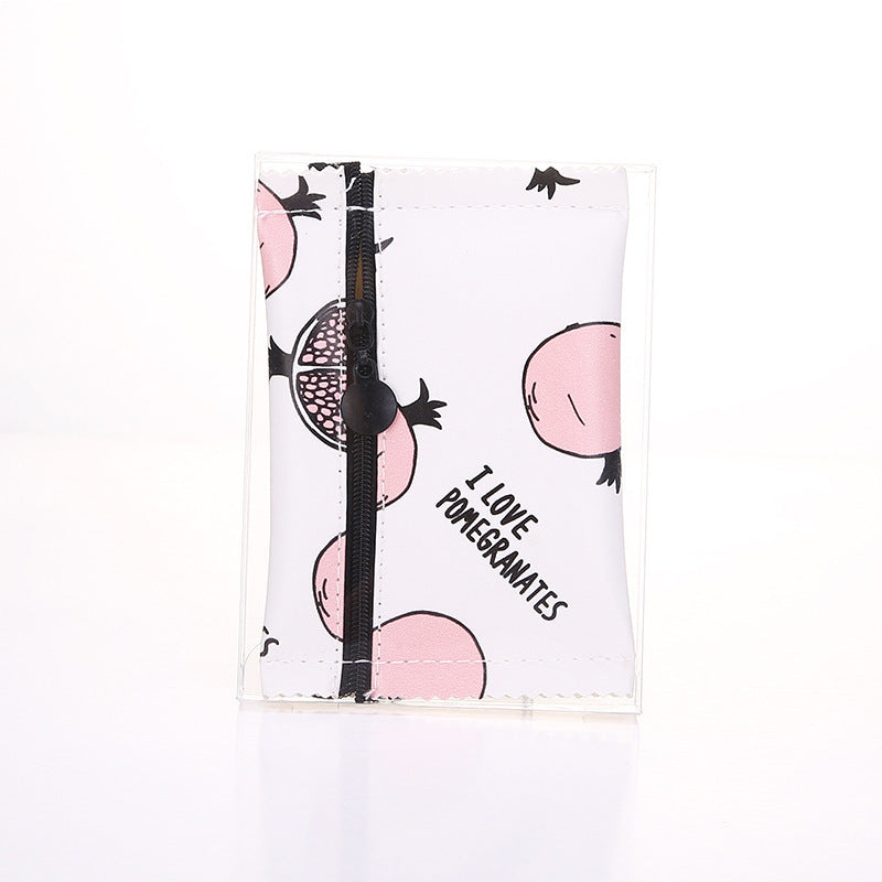 Kids Fruit Coin Purse Card Holder Key Bag